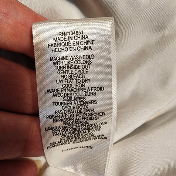 WAYF Gracie Gingham Linen Blend Button-Up Vest Missing Buttons NWT XL - Picture 11 of 11